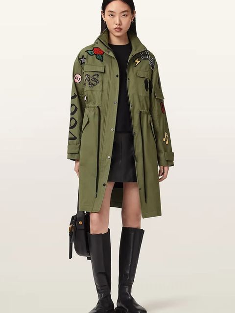 AllSaints parka bawełniana ARIAA