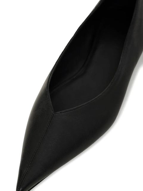 ANINE BING pointed-toe ballet flats - Black