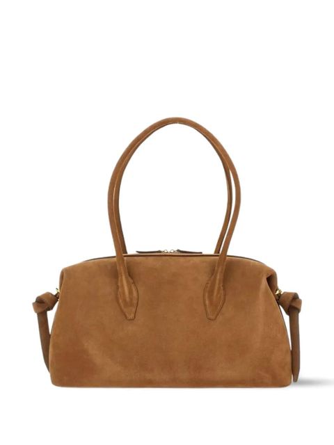 Yuzefi suede top-handle shoulder bag - Brown - zdjęcie produktu nr 2