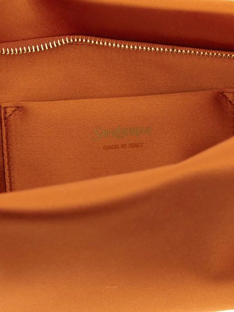 Saint Laurent medium Cassandre-charm clutch bag - Orange