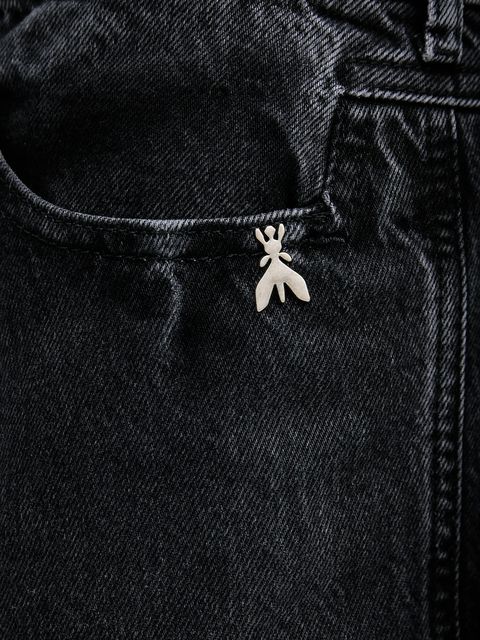 Patrizia Pepe jeansy damskie kolor czarny 8P0773 D1WZ