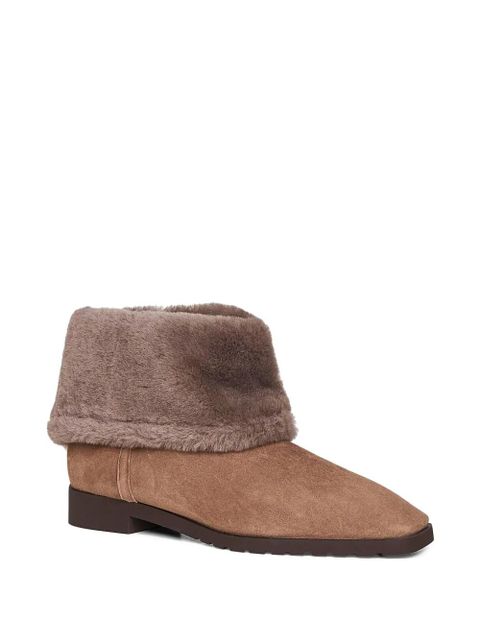 TOTEME shearling-cuff boots - Brown - zdjęcie produktu nr 2