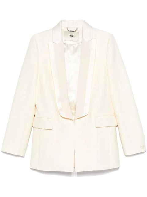 FENDI single-breasted blazer - Neutrals - zdjęcie produktu nr 1