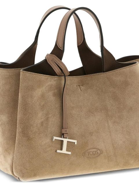 Tod's mini Apa suede tote bag - Brown