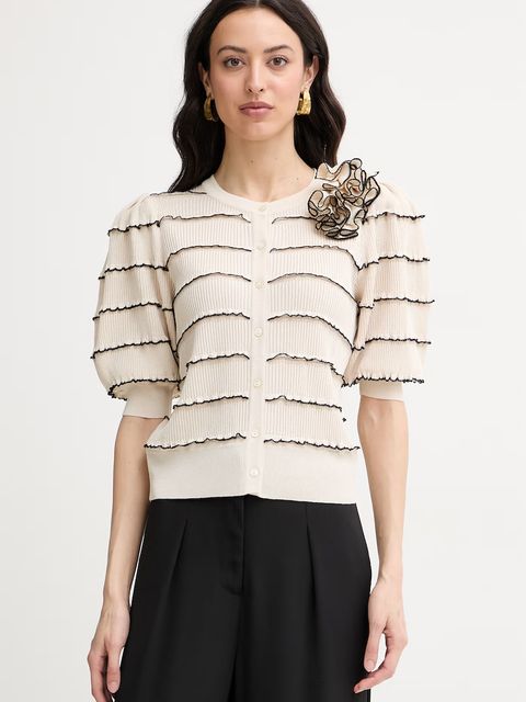 Luisa Spagnoli kardigan damski z wiskozą Comuni - zdjęcie produktu nr 1