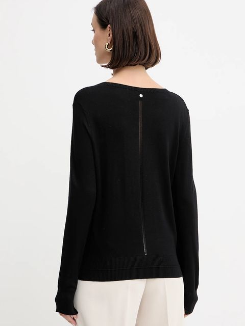 BOSS Orange sweter damski kolor czarny lekki 50543956