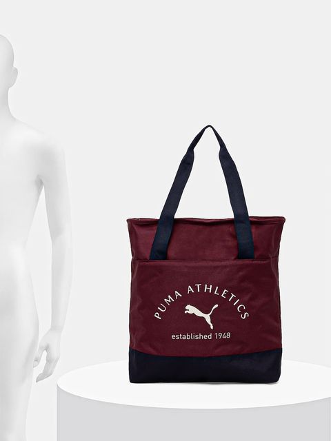 Puma torebka kolor bordowy 91735