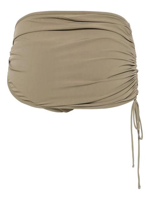 Christopher Esber ruched bikini bottom - Green - zdjęcie produktu nr 2