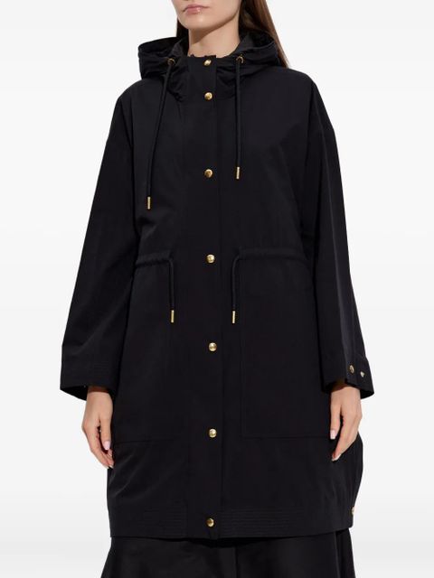 Moncler detachable-lining parka coat - Black