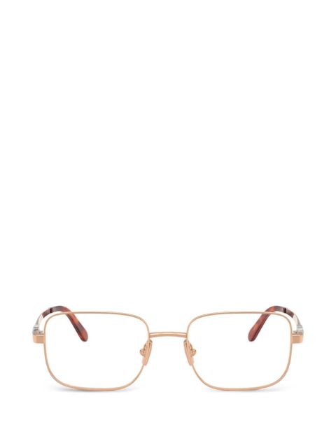 Miu Miu Eyewear square-frame glasses - Gold - zdjęcie produktu nr 1