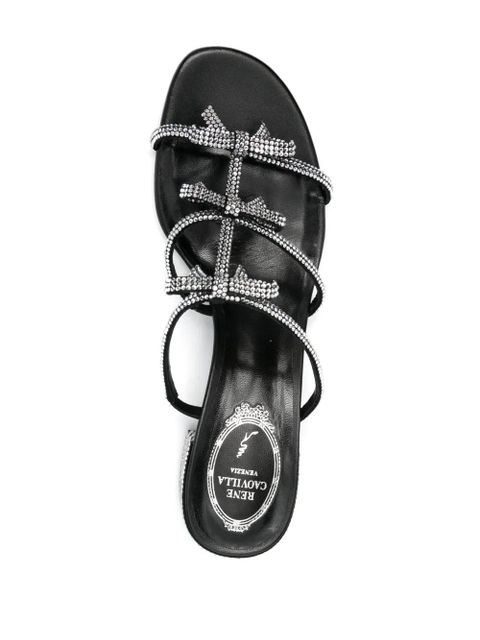 René Caovilla 35mm Caterina sandals - Black