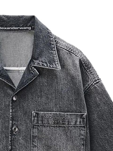 Alexander Wang cropped pocket shirt - Grey - zdjęcie produktu nr 2