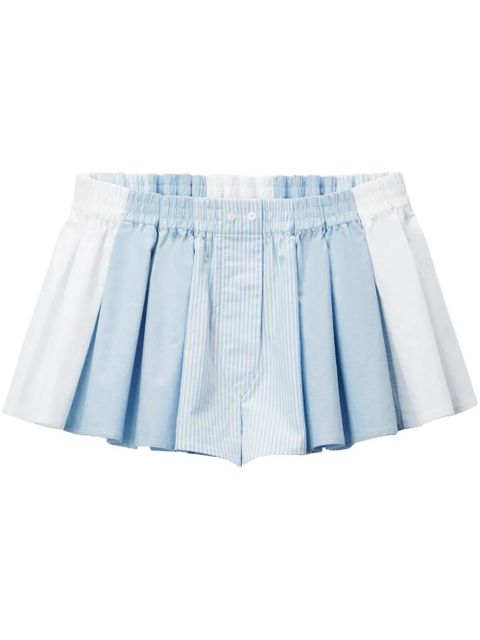 Alexander Wang pleated shorts - Blue - zdjęcie produktu nr 1