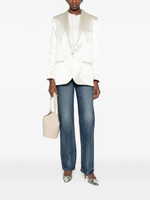 Alysi single-breasted blazer - White - zdjęcie produktu nr 2