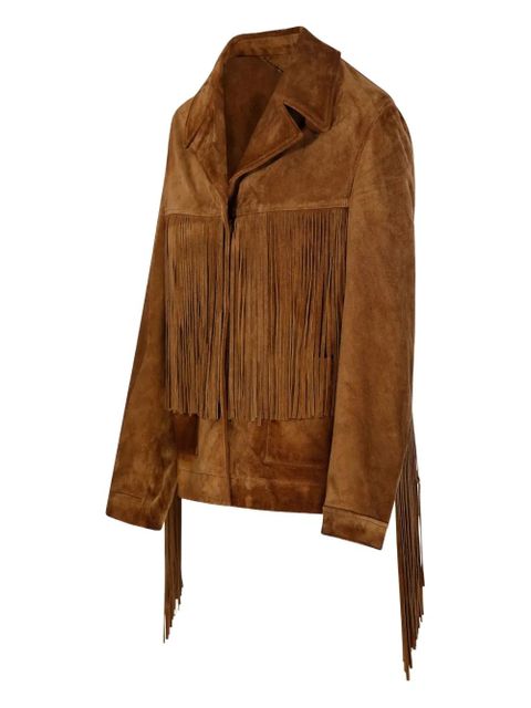 Golden Goose fringe suede jacket - Brown - zdjęcie produktu nr 2