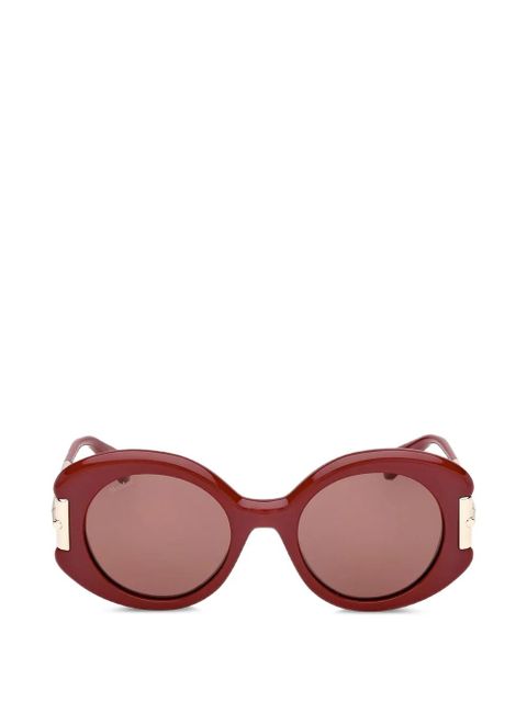 Max Mara Eyewear round-frame sunglasses - Red - zdjęcie produktu nr 1