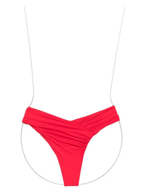 Magda Butrym twisted-waist bikini bottoms - Red - zdjęcie produktu nr 2