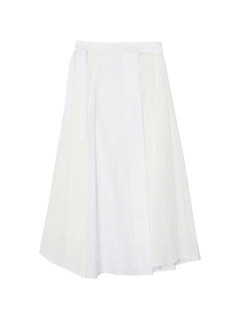 3.1 Phillip Lim tie-detail midi skirt - White - zdjęcie produktu nr 1
