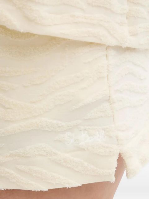 MC2 Saint Barth wave-textured shorts - Neutrals - zdjęcie produktu nr 2