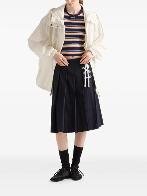 Prada striped T-shirt - Blue