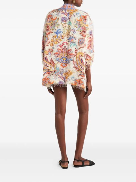 ETRO brushed-finish jacket - White