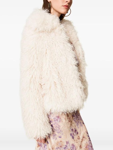 TWINSET faux-fur jacket - Neutrals
