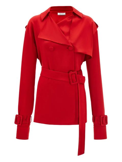 Ferragamo belted trench coat - Red - zdjęcie produktu nr 1