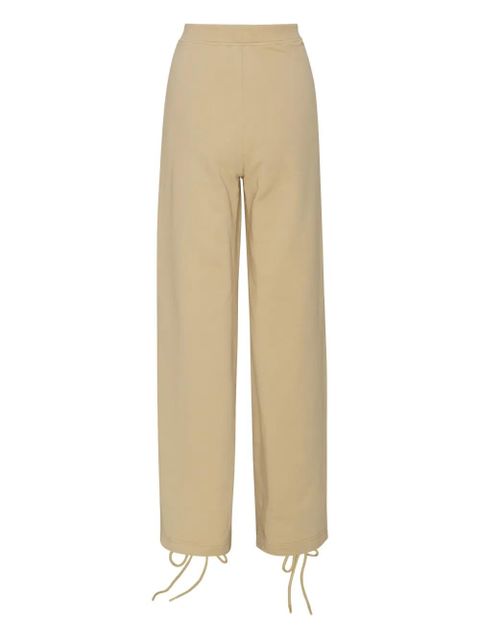 ROTATE BIRGER CHRISTENSEN lace-up track pants - Neutrals