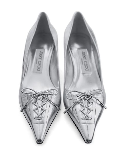 Jimmy Choo 50mm Scarlett pumps - Silver
