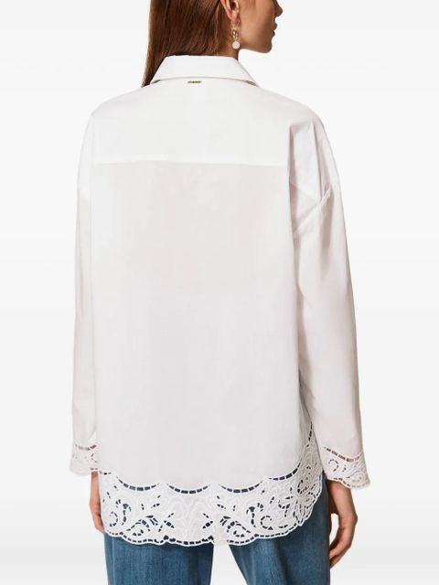 TWINSET broderie-anglaise shirt - White