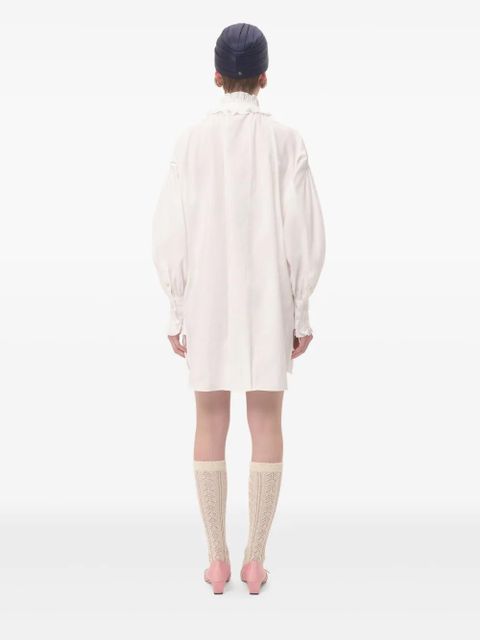 Valentino Garavani mini ruffle-detail dress - White - zdjęcie produktu nr 2