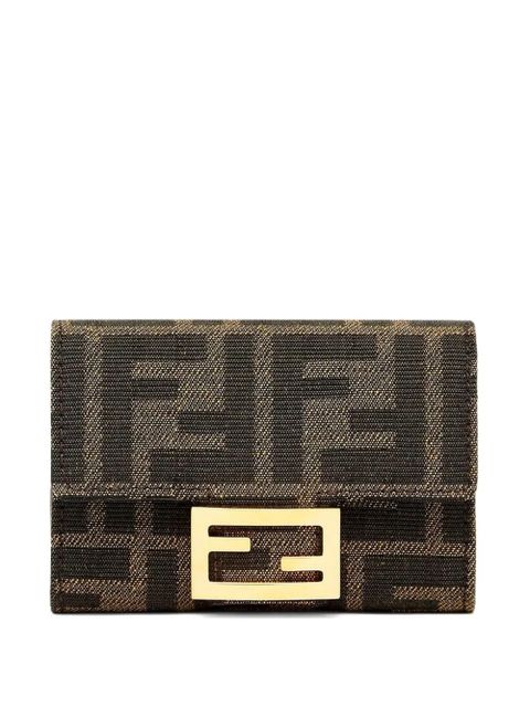 FENDI monogram-jacquard wallet - Brown - zdjęcie produktu nr 1