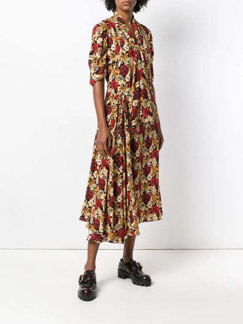 Prada printed loose dress - Black