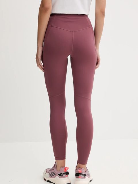 adidas TERREX legginsy Multi damskie kolor czerwony gładkie JE9423 - zdjęcie produktu nr 2