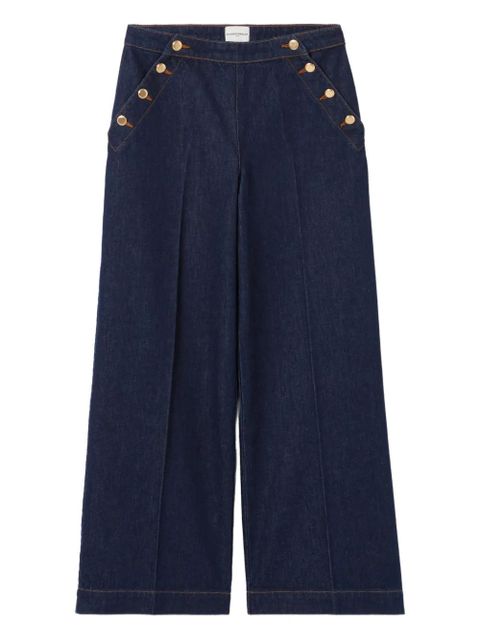 Claudie Pierlot button-detailed jeans - Blue - zdjęcie produktu nr 1