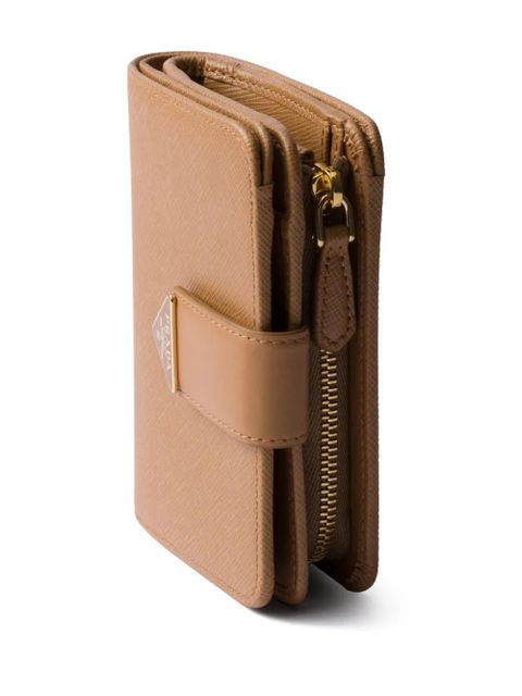 Prada Saffiano-leather wallet - Brown