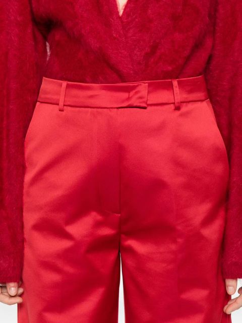 The Frankie Shop Brickell satin trousers - Red
