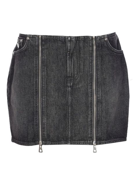 Jean Paul Gaultier zip-front pocket mini skirt - Grey - zdjęcie produktu nr 1