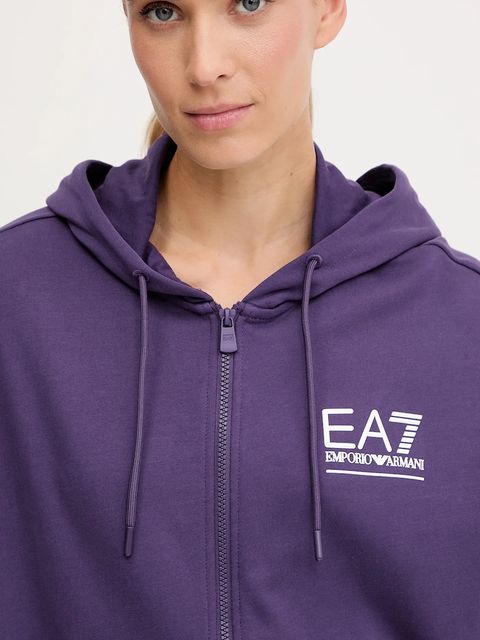 EA7 Emporio Armani dres damski kolor fioletowy AF12473.7W000420