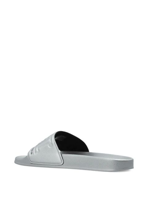 Diesel embossed logo slide - Silver