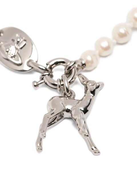 Vivienne Westwood Orb-plaque bracelet - Silver