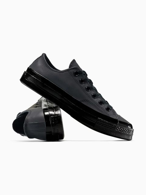 Converse trampki skórzane Chuck 70 kolor czarny A15551C