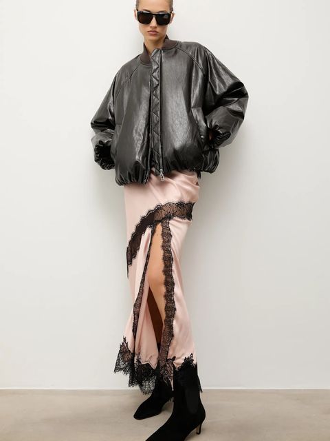 Answear.LAB botki zamszowe kolor czarny na szpilce