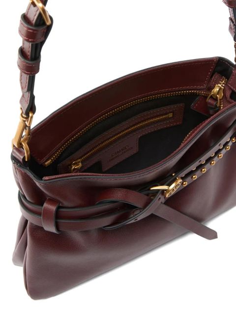 PINKO studded shoulder bag - Red