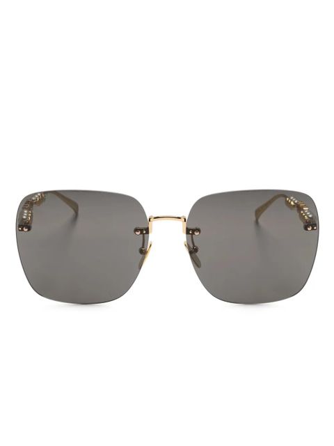 Gucci Eyewear square-frame sunglasses - Gold - zdjęcie produktu nr 1