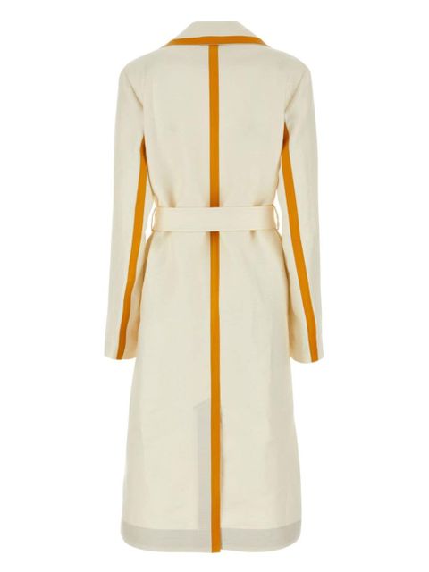 Chloé contrast-trim trench coat - Neutrals - zdjęcie produktu nr 2