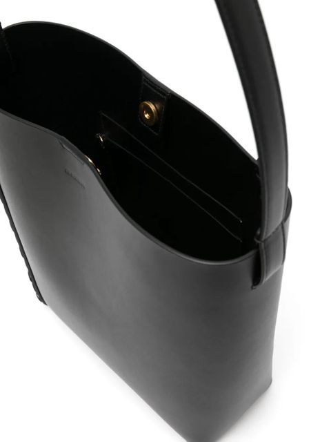 Jil Sander medium leather tote bag - Black