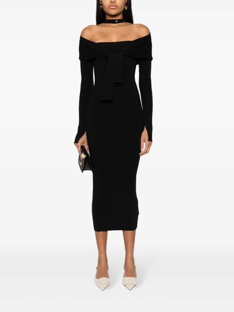 Jacquemus La Robe Doble midi dress - Black