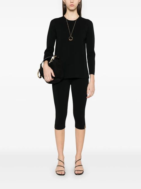 TOTEME Capri trousers - Black