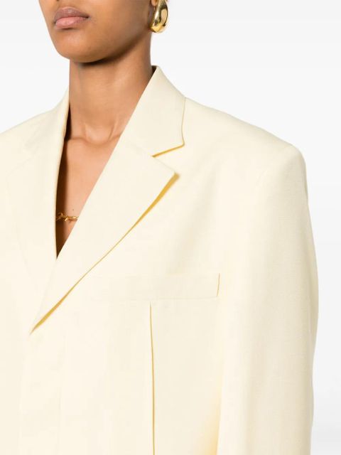 Jacquemus La Veste D'Homme blazer - Yellow - zdjęcie produktu nr 2